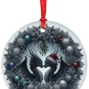 Oakhart Industries Oakhart Twin Dragons Christmas Ornament