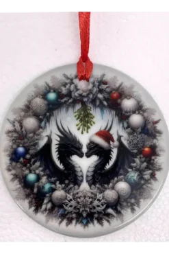 Oakhart Industries Oakhart Twin Dragons Christmas Ornament
