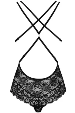 Obsessive Black Lace Teddy