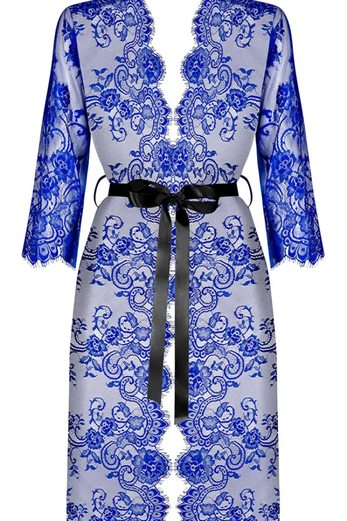 Obsessive Blue Lace Kimono (L/XL)