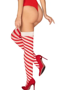 Obsessive Christmas Hold-Up Stockings (S/M)