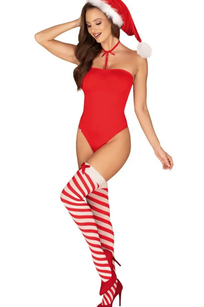 Obsessive Christmas Hold-Up Stockings (S/M)