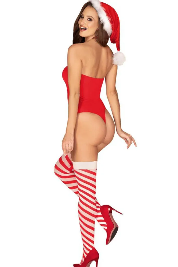 Obsessive Christmas Hold-Up Stockings (S/M)