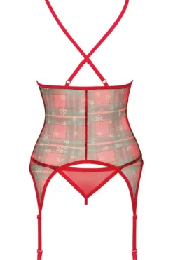 Obsessive Jollymore Christmas Lingerie Set