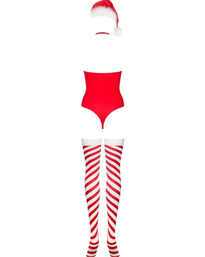 Obsessive Kissmas 3-piece Christmas Lingerie Set