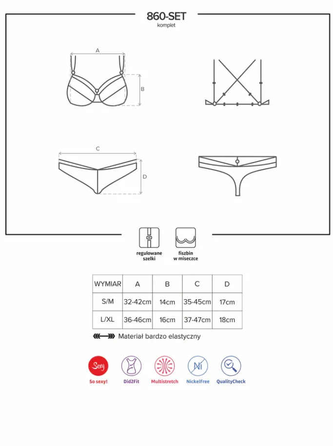 Obsessive Lingerie Duo Set