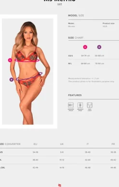 Obsessive Ms Merrilo Christmas Lingerie Set