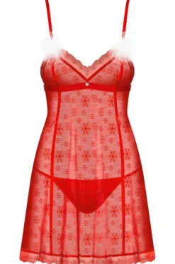 Obsessive Set Claussica Backless Chemise