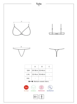Obsessive Tulia Bra and Panties Set