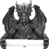 Nemesis Now Obsidian Dragon Toilet Roll Holder