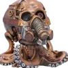 Nemesis Now Octo Respiration Bronze Steampunk Skull