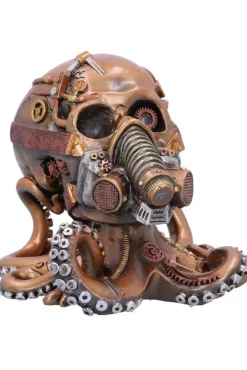Nemesis Now Octo Respiration Bronze Steampunk Skull