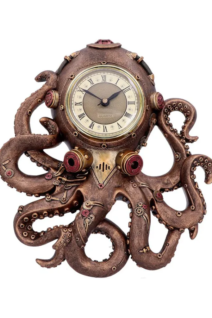 Nemesis Now Octoclock Steampunk Octopus Clock