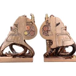 Nemesis Now Octonium Steampunk Bookends