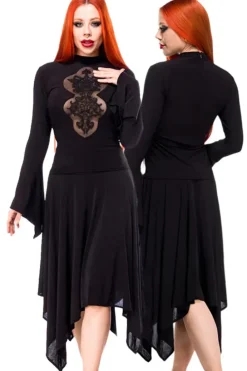 Ocultica Black Lace Dress