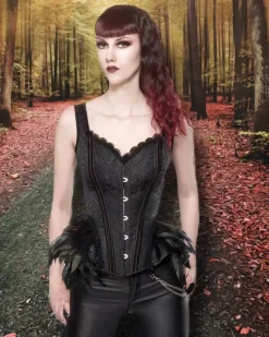 Ocultica Corset with Feathers