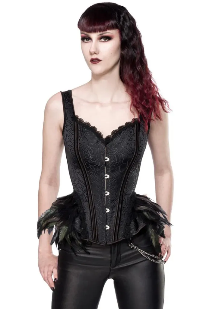 Ocultica Corset with Feathers
