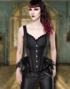 Ocultica Corset with Feathers