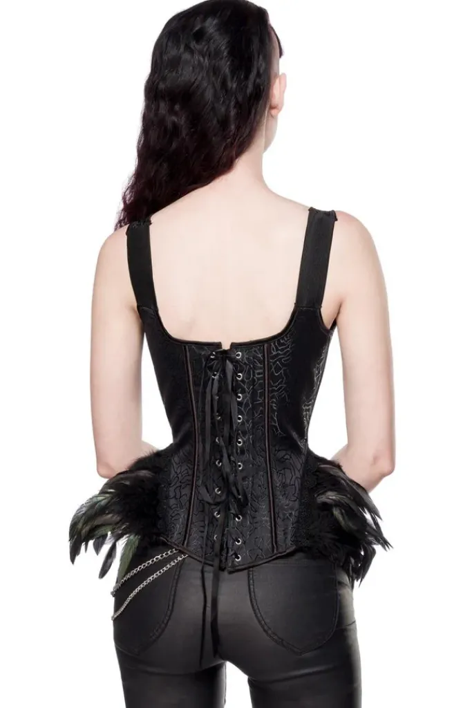 Ocultica Corset with Feathers