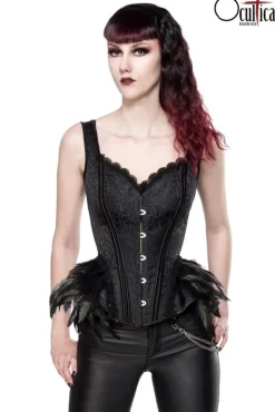 Ocultica Corset with Feathers