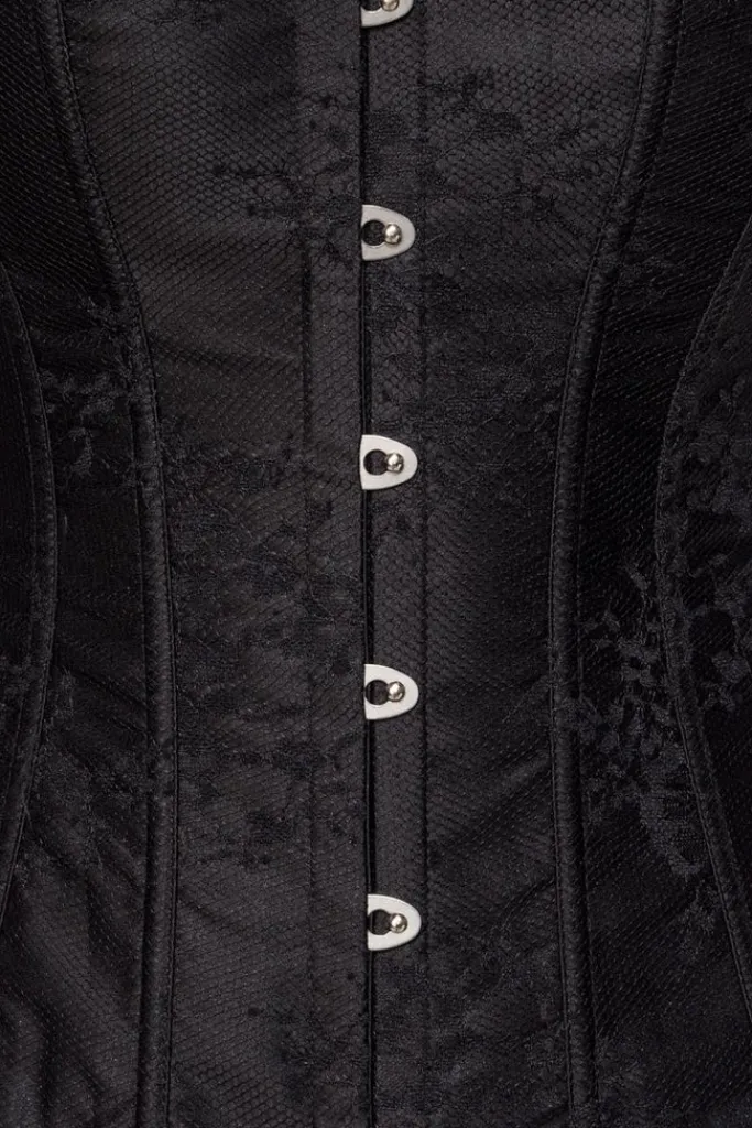 Ocultica Gothic Corset with Lace Sleeves