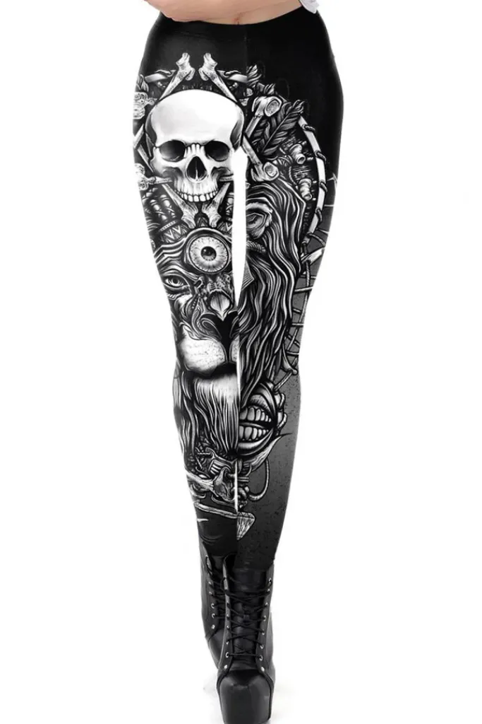 Ocultica Skull Leggings