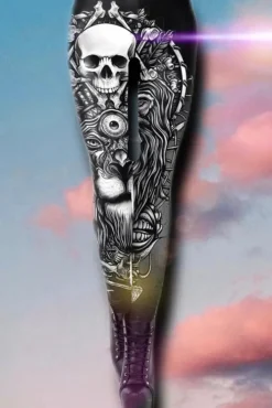 Ocultica Skull Leggings