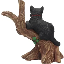 Nemesis Now Onyx Cat in Tree Figurine