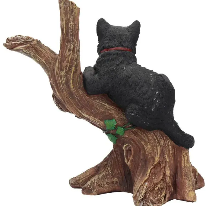 Nemesis Now Onyx Cat in Tree Figurine