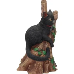 Nemesis Now Onyx Cat in Tree Figurine