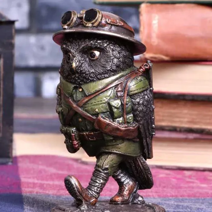 Nemesis Now Oscar Whisky Lima Steampunk Owl