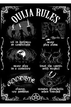 Grind Ouija Board Rules Tin Sign