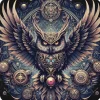 Oakhart Industries Owl Coaster Art085