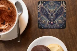 Oakhart Industries Owl Coaster Art085