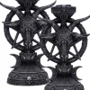 Nemesis Now Pair of Light of Baphomet Candle Holders