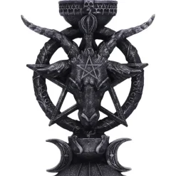 Nemesis Now Pair of Light of Baphomet Candle Holders