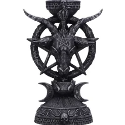 Nemesis Now Pair of Light of Baphomet Candle Holders
