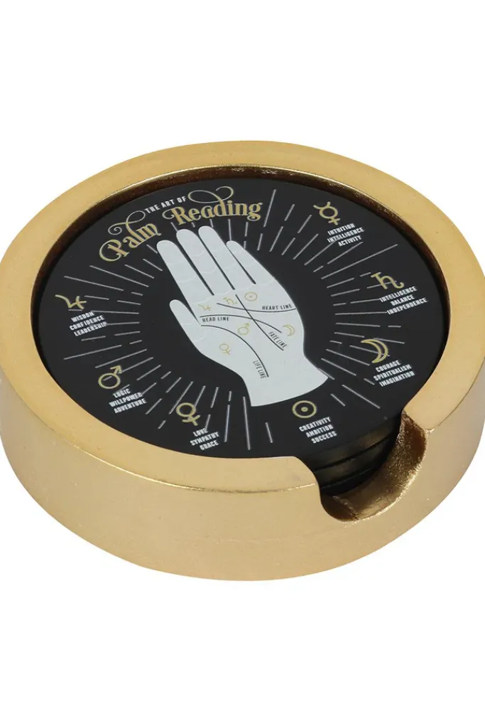 Something Different Palm Reading Coaster Set