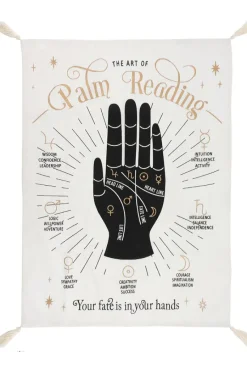 Something Different Palm Reading Wall Tapestry Small