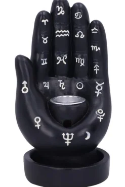 Nemesis Now Palmistry Backflow Incense Burner Black