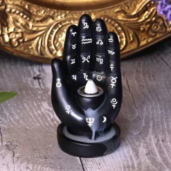 Nemesis Now Palmistry Backflow Incense Burner Black