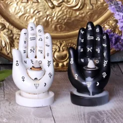 Nemesis Now Palmistry Backflow Incense Burner Black