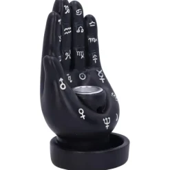 Nemesis Now Palmistry Backflow Incense Burner Black