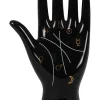 Something Different Palmistry Hand Black Ceramic
