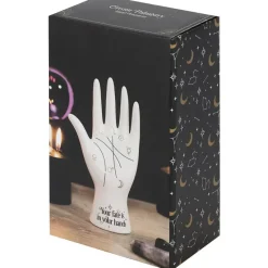 Something Different Palmistry Hand White Ceramic
