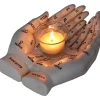 Nemesis Now Palmists Guide White Tealight Holder