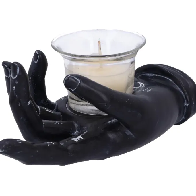 Nemesis Now Palmist's Prediction Black Tealight Holder