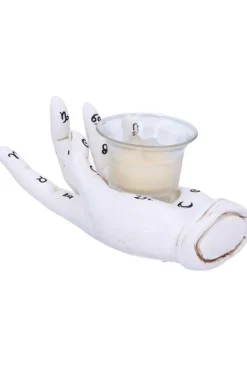 Nemesis Now Palmist's Prediction White Tealight Holder