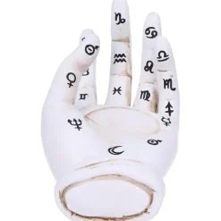 Nemesis Now Palmist's Prediction White Tealight Holder