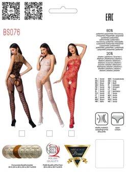 Passion Lingerie Passion Bodystocking BS076 Black